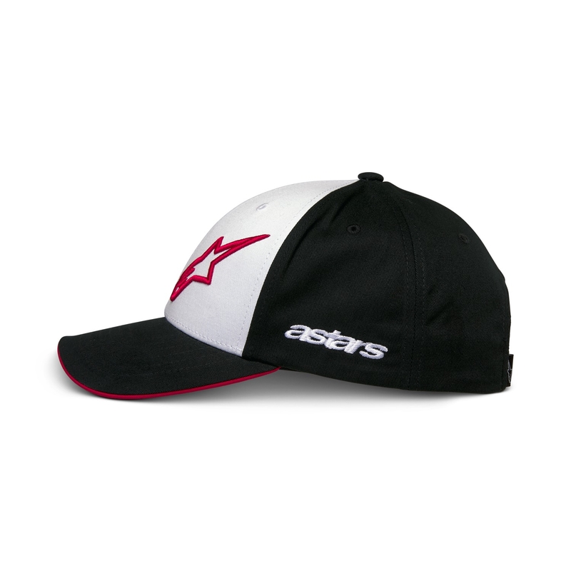 Șapcă Alpinestars Sessionized Snapback alb-negru-roșu