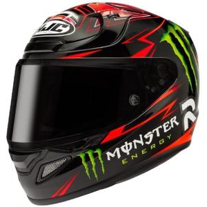 Casca integrala neagra HJC RPHA 12 Quartararo Replica MC1