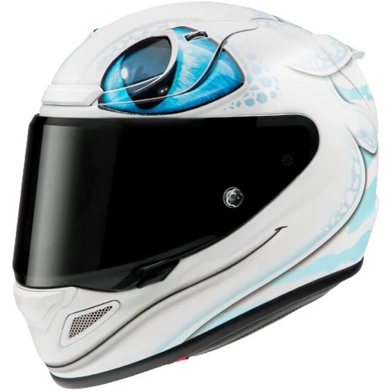 Cască integrală HJC RPHA 12 Light Fury Universal alb-albastru lichidare