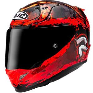 Casca integrala rosie HJC RPHA 12 Diablo Blizzard
