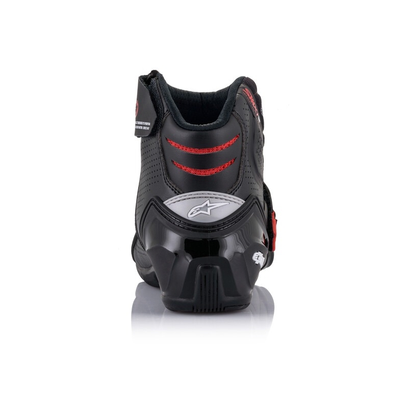 Cizme moto Alpinestars SMX-1 R ventilate negru-rosu