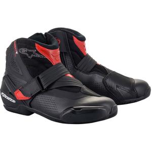 Cizme moto Alpinestars SMX-1 R ventilate negru-rosu