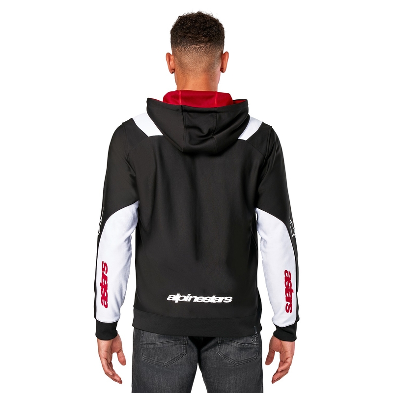 Hanocă Alpinestars Sessions 3 negru-alb-roșu