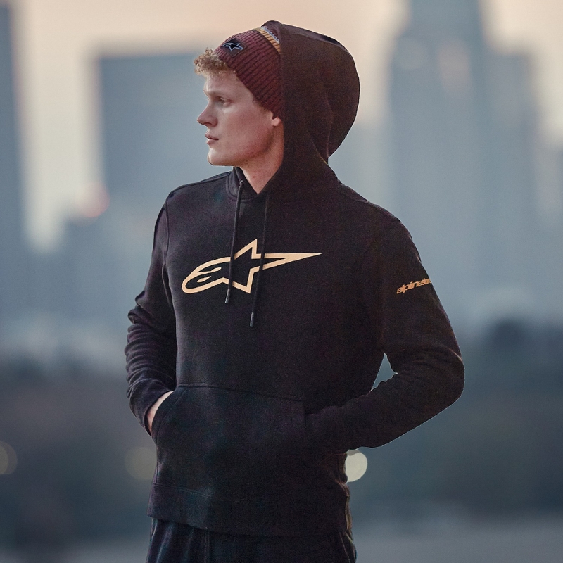 Alpinestars Gilded Hoodie negru-auriu