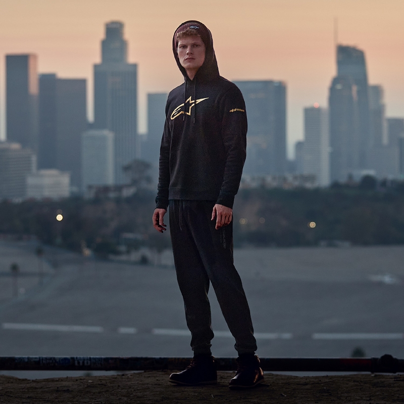 Alpinestars Gilded Hoodie negru-auriu
