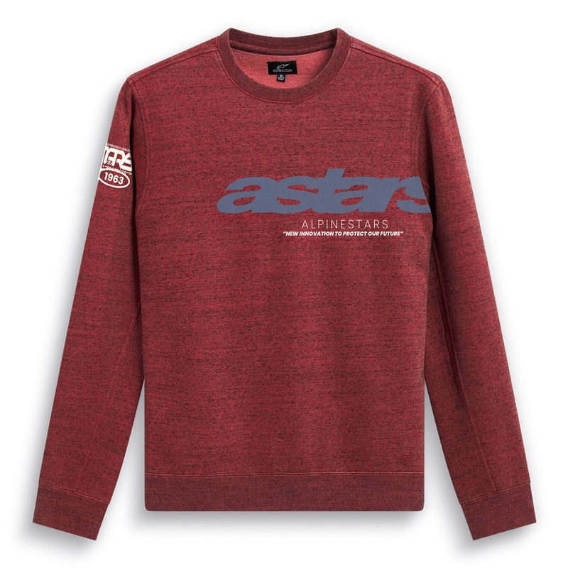 Alpinestars Episode Crew Fleece roșu închis