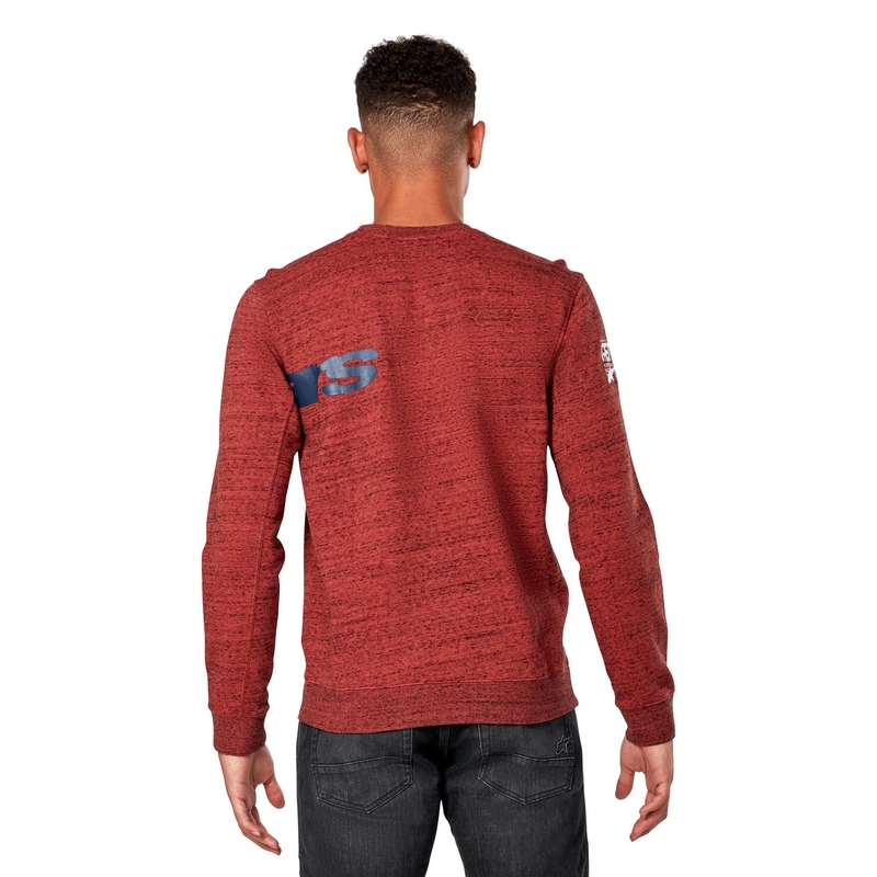 Alpinestars Episode Crew Fleece roșu închis