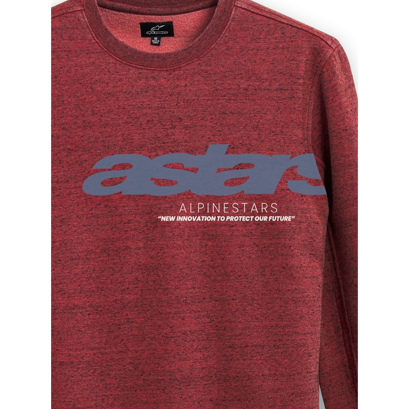 Alpinestars Episode Crew Fleece roșu închis
