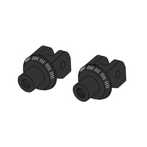 Footpeg adapters PUIG 21774N Negru