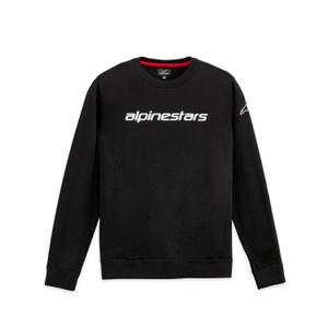 Mikina Alpinestars Linear Crew 3 černo-bílá