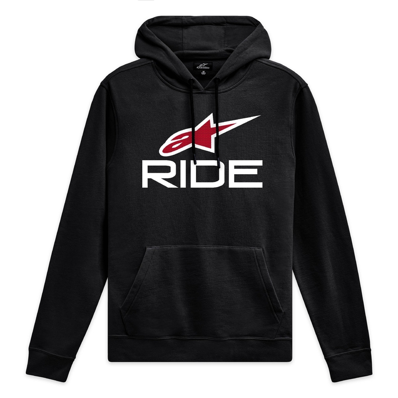Alpinestars Ride Hoodie 4 negru-alb-rosu