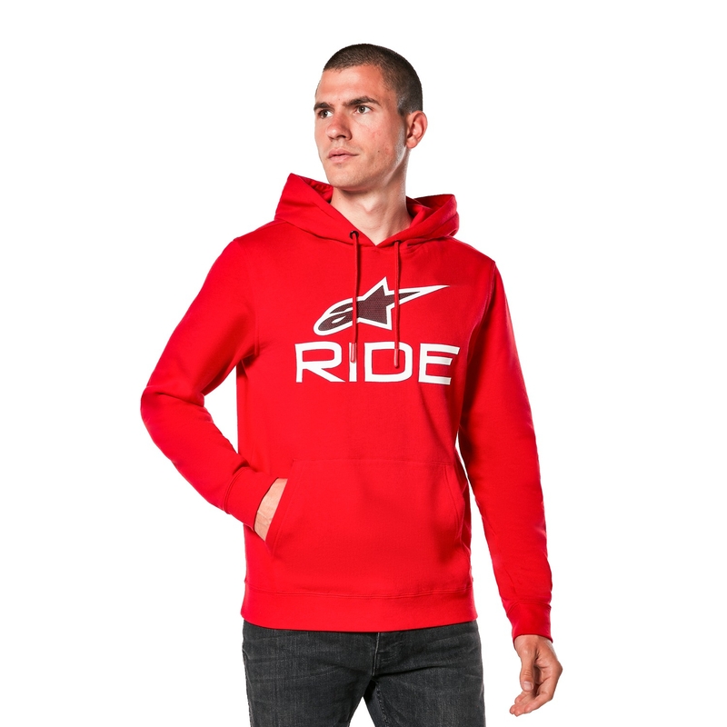 Hanorac Alpinestars Ride 4.0 roșu-alb-negru