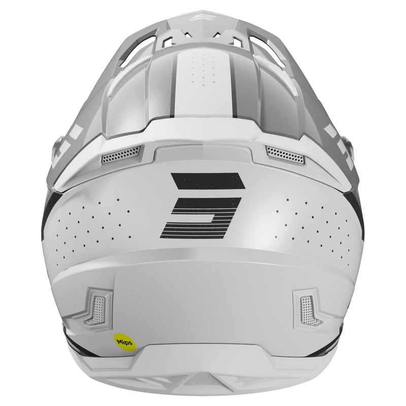 Casca de motocross Shot Core Honor gri-perla