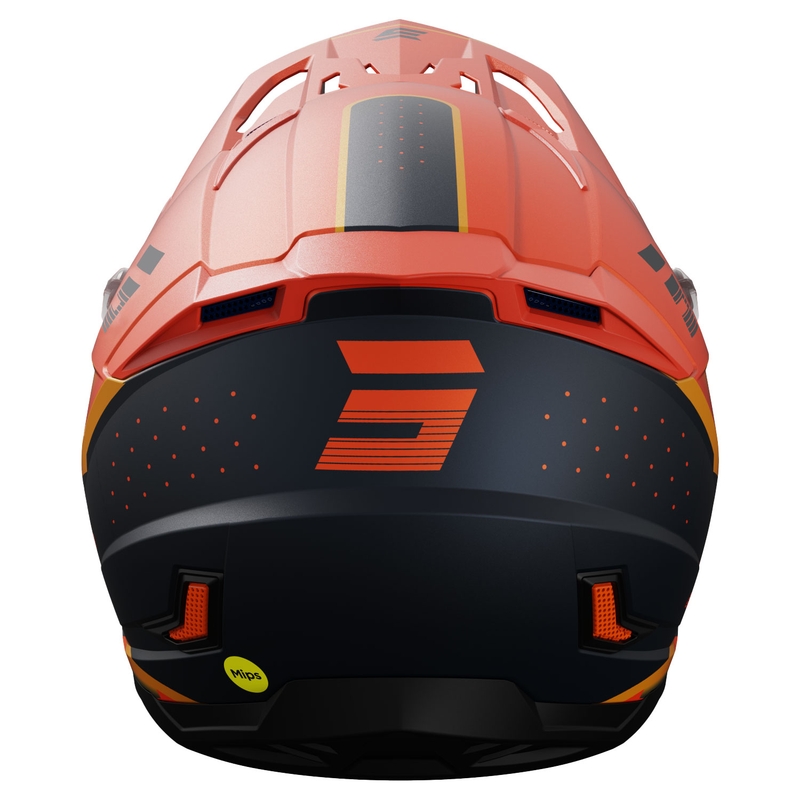 Casca de motocross Shot Core Honor portocaliu-negru mat