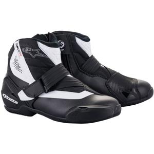 Cizme moto Alpinestars SMX-1 R alb-negru