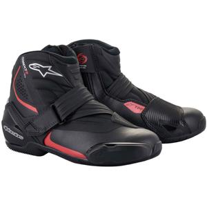 Cizme moto Alpinestars SMX-1 R negru-rosu