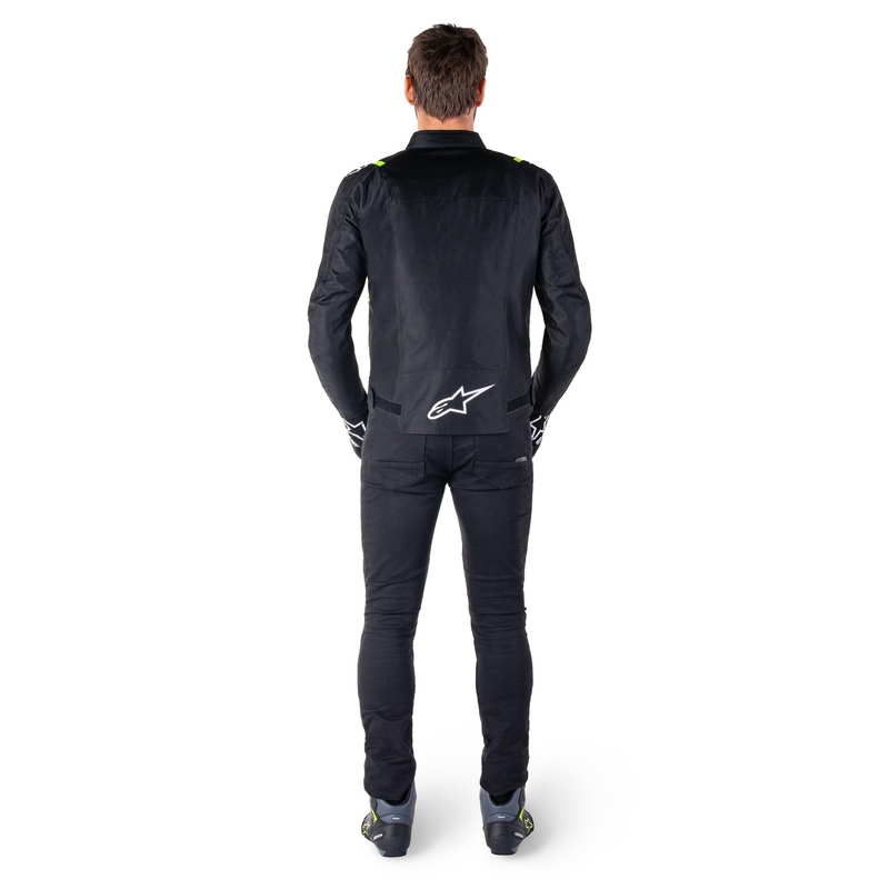 Jacheta moto impermeabila Alpinestars T-SPS 2 negru-alb-galben fluo