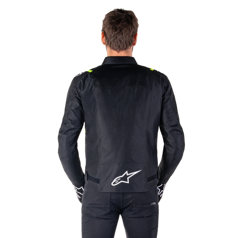 Jacheta moto impermeabila Alpinestars T-SPS 2 negru-alb-galben fluo