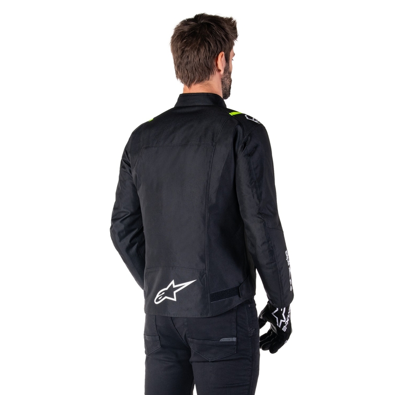 Jacheta moto impermeabila Alpinestars T-SPS 2 negru-alb-galben fluo
