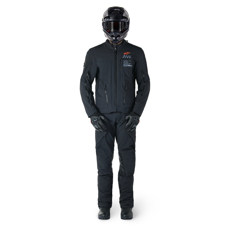 Jachetă moto Alpinestars AMT-8 Stretch Drystar XF neagră