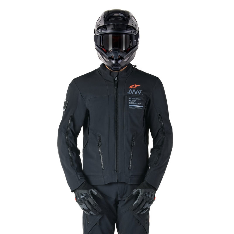 Jachetă moto Alpinestars AMT-8 Stretch Drystar XF neagră
