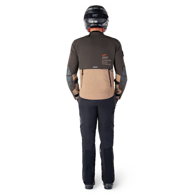 Jacheta moto Alpinestars AMT-8 Stretch Drystar XF maro-kaki