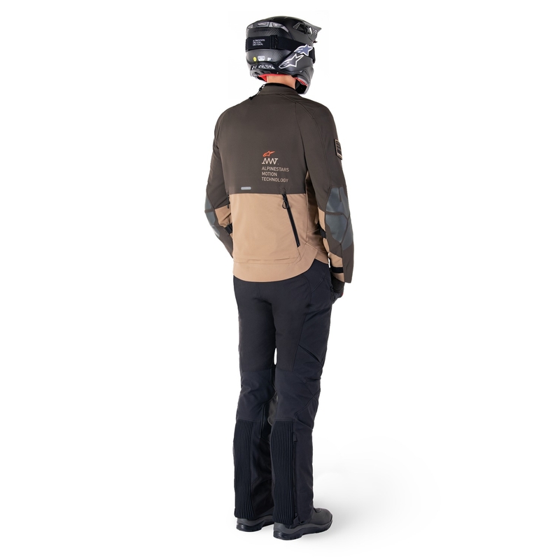 Jacheta moto Alpinestars AMT-8 Stretch Drystar XF maro-kaki