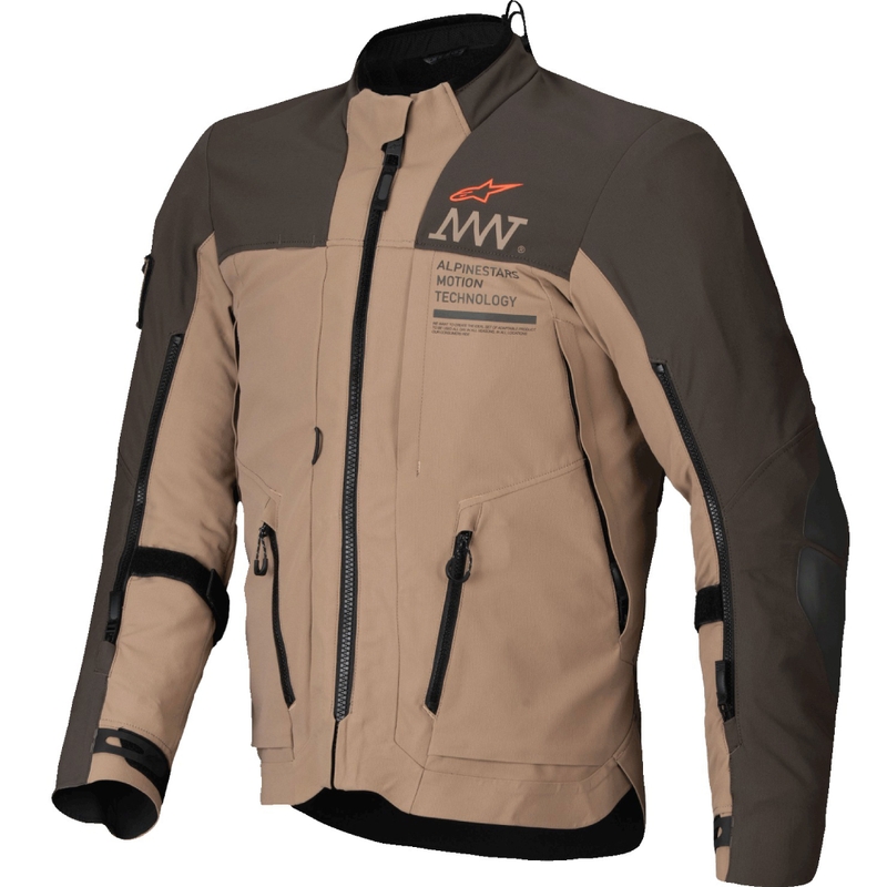 Jacheta moto Alpinestars AMT-8 Stretch Drystar XF maro-kaki