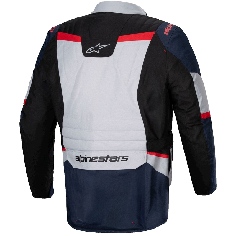Jachetă moto impermeabilă Alpinestars ST-1 albastru închis-negru-roșu