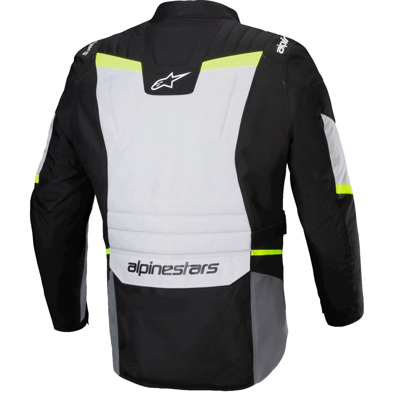 Jachetă moto impermeabilă Alpinestars ST-1 gri-negru-galben fluo