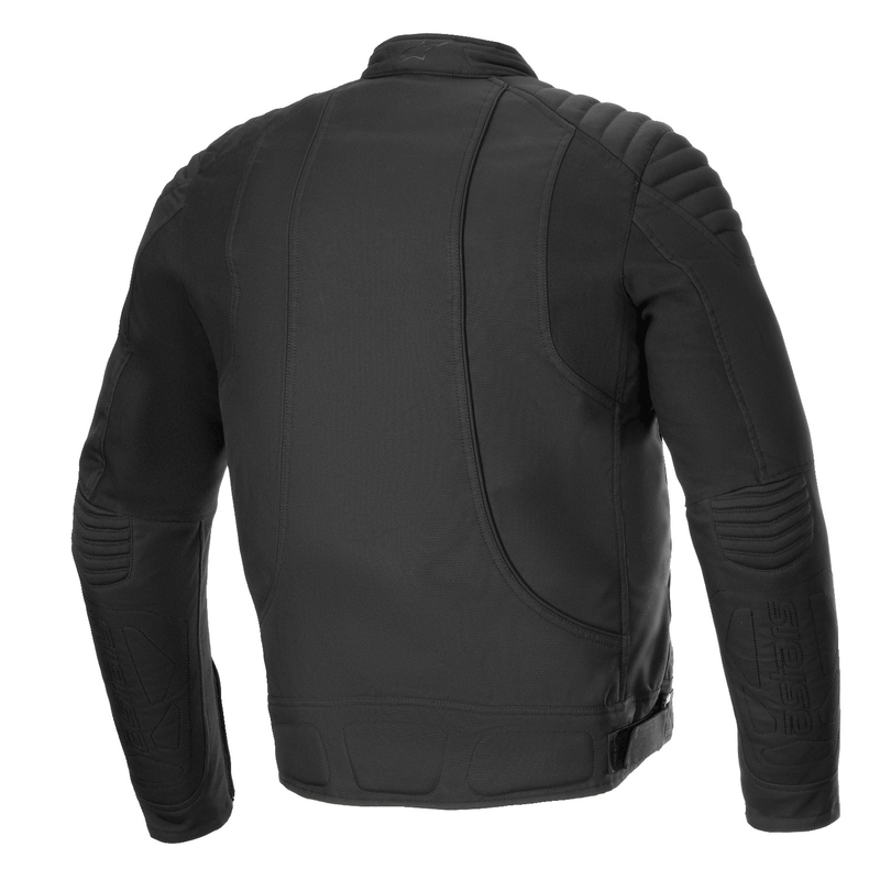 Jachetă de motocicletă Alpinestars Clayton rezistentă la apă Negru-Negru