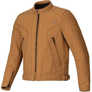 Jachetă de motocicletă Alpinestars Clayton rezistentă la apă maro deschis