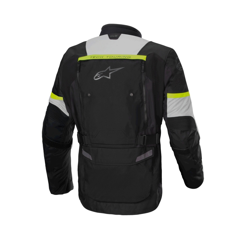 Jacheta moto Alpinestars Bogota PRO Drystar negru-gri-galben fluo