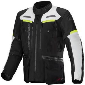 Jacheta moto Alpinestars Bogota PRO Drystar negru-gri-galben fluo