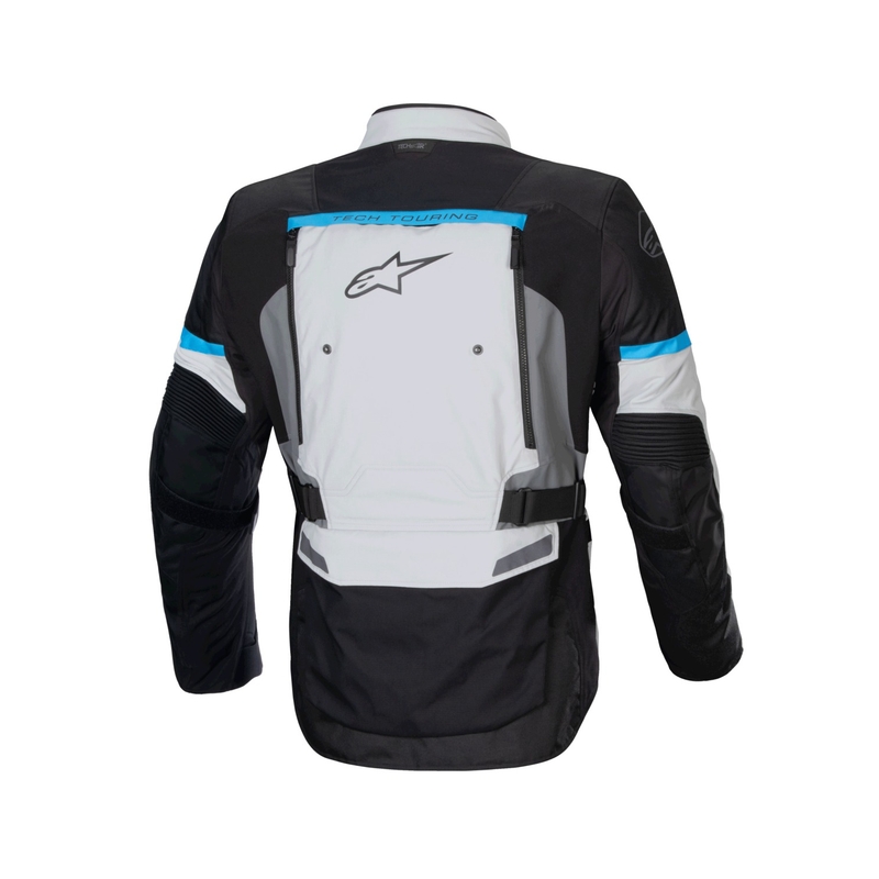 Jacheta moto Alpinestars Bogota PRO Drystar gri-negru-albastru
