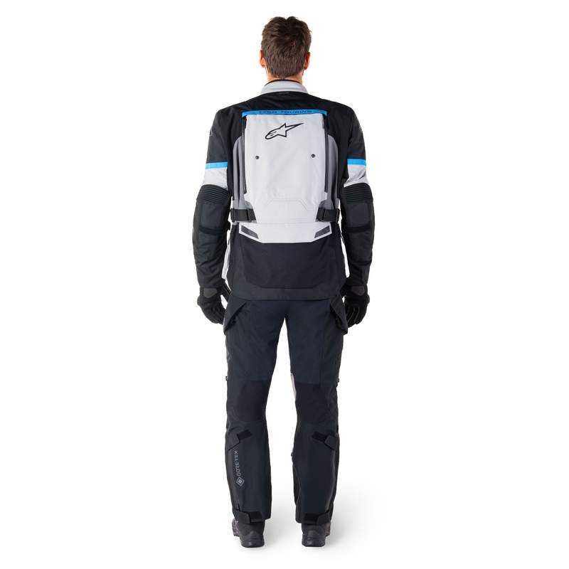 Jacheta moto Alpinestars Bogota PRO Drystar gri-negru-albastru