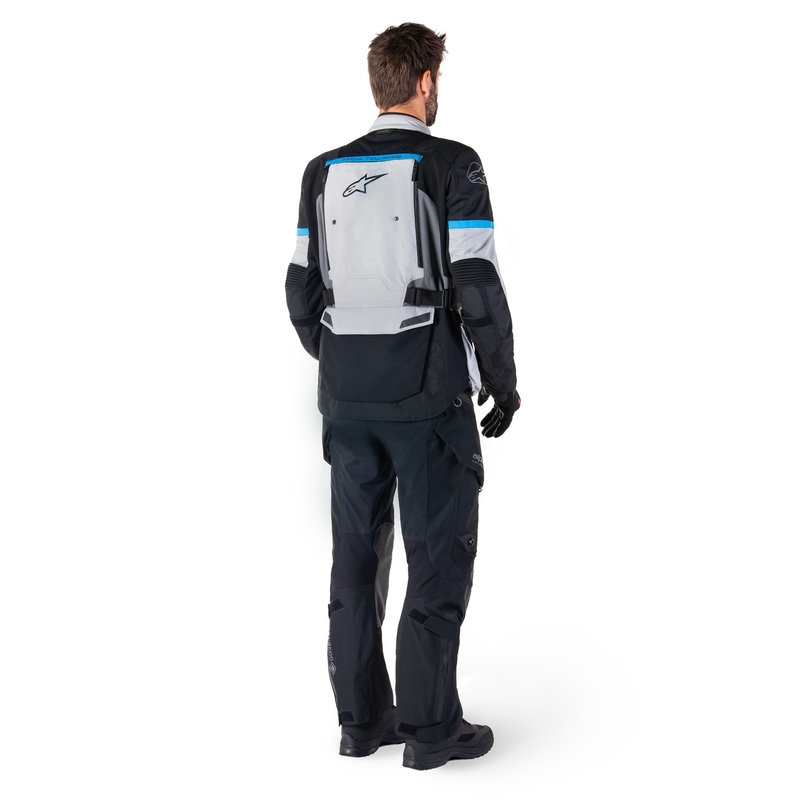 Jacheta moto Alpinestars Bogota PRO Drystar gri-negru-albastru