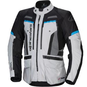 Jacheta moto Alpinestars Bogota PRO Drystar gri-negru-albastru