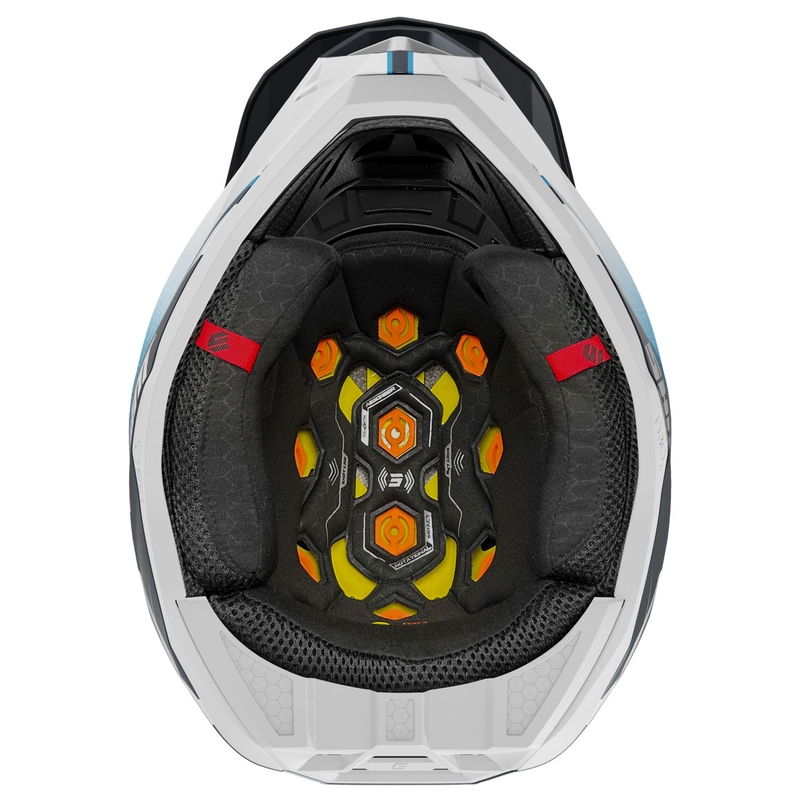 Casca de motocross Shot Lite Challenger albastru mat