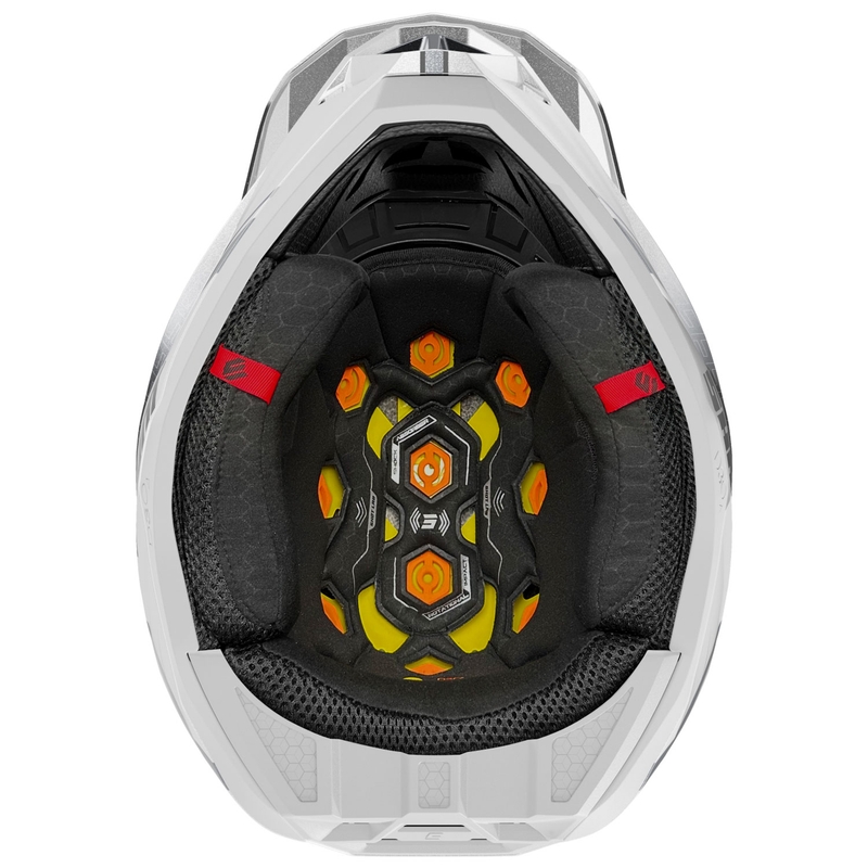 Casca de motocross Shot Lite Challenger pearl negru-alb