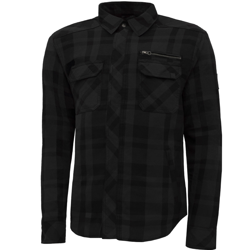 Tricou motociclist Street Racer Striker negru