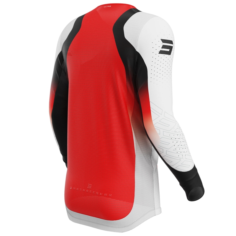 Tricou motocross Shot Aerolite Ultra roșu