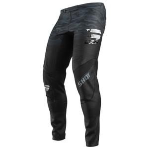 Pantaloni de motocross Shot Contact Tactic negru-gri