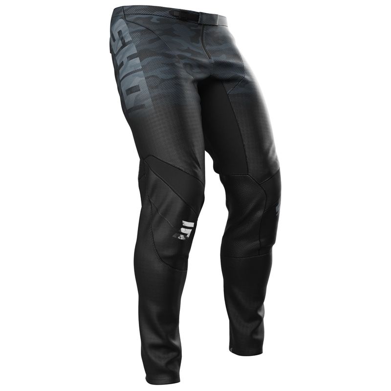 Pantaloni de motocross Shot Contact Tactic negru-gri