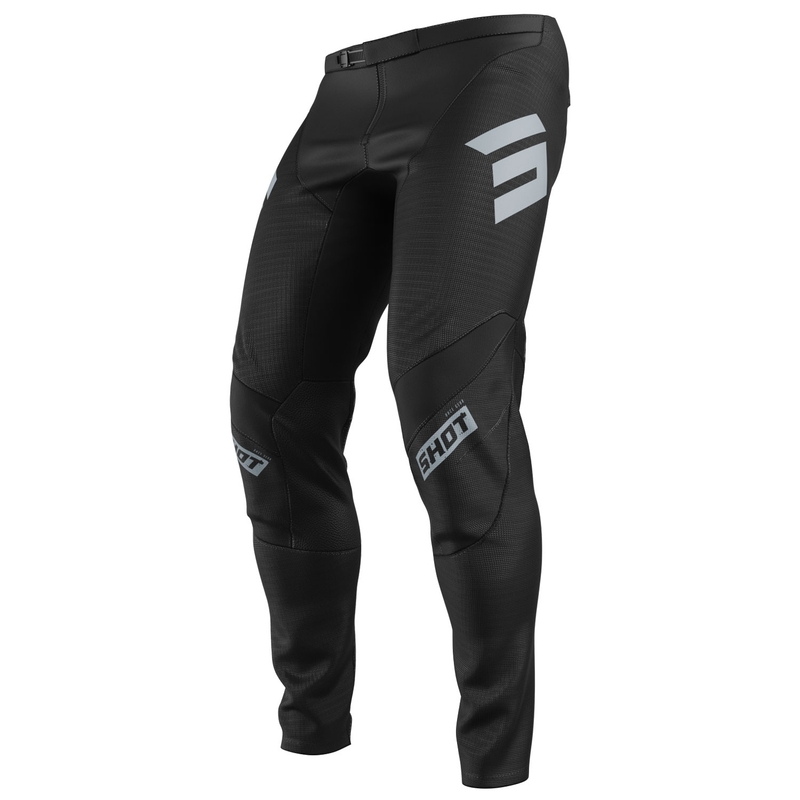 Pantaloni motocross Shot Contact Onyx negru-gri