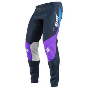 Pantaloni de motocross Shot Contact Apex albaștri