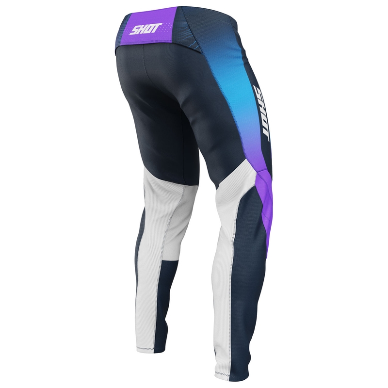 Pantaloni de motocross Shot Contact Apex albaștri