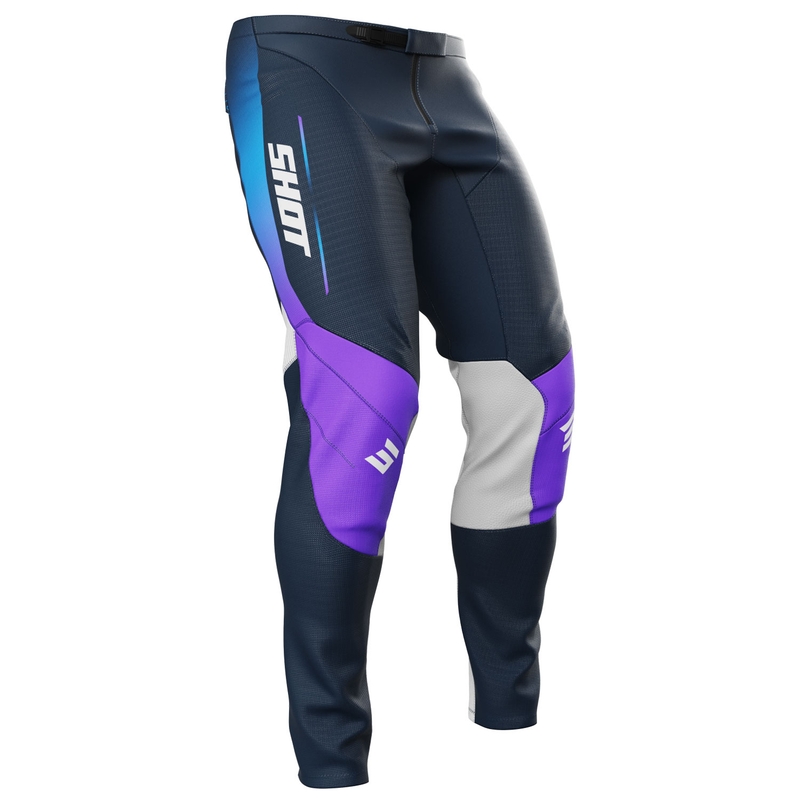 Pantaloni de motocross Shot Contact Apex albaștri