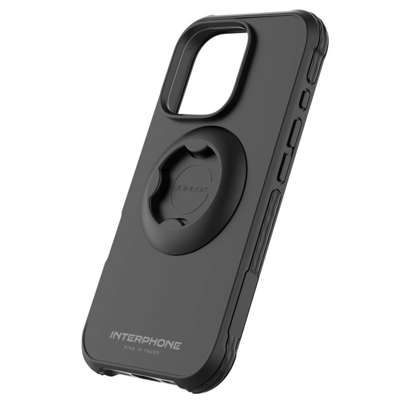 Husa de protectie Interphone QUIKLOX Tetraforce pentru Apple iPhone 16 Pro neagra
