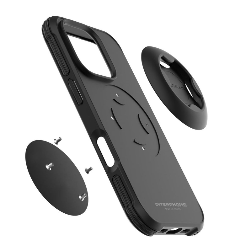 Husa de protectie Interphone QUIKLOX Tetraforce pentru Apple iPhone 16 Pro Max neagra